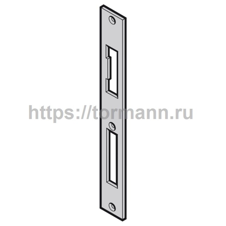 Хёрманн 3070051 Замыкающая накладка 92 мм для боковой двери и калитки