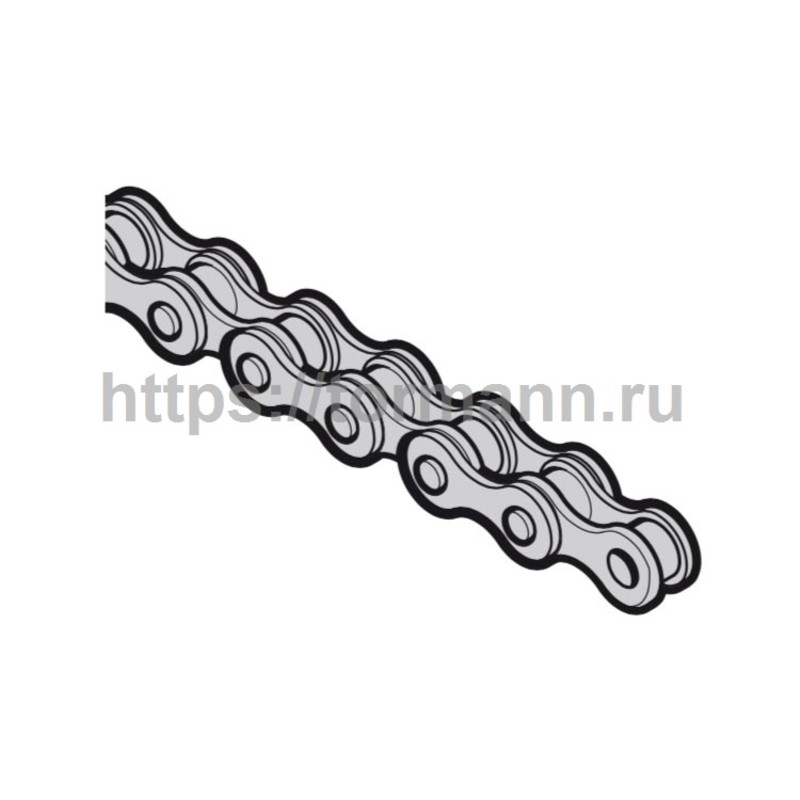 Хёрманн 3056035 Роликовая цепь, одинарная 84 для проволочного троса,  5,5 мм, направляющие L, LD