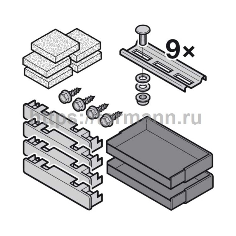 Хёрманн 4011165 Комплект: крепежный материал для составной рамы