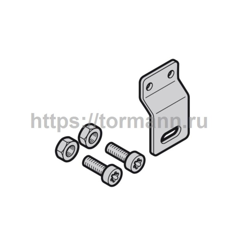 Хёрманн 3073865 Комплект: флажковый выключатель для запирающего устройства ворот с вертикальным поворотным запирающим устройством